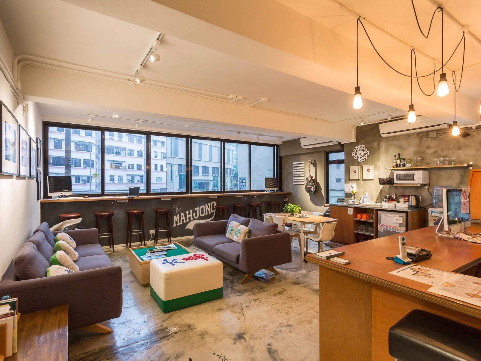 Public Area, The Mahjong Boutique Hostel, Kowloon City