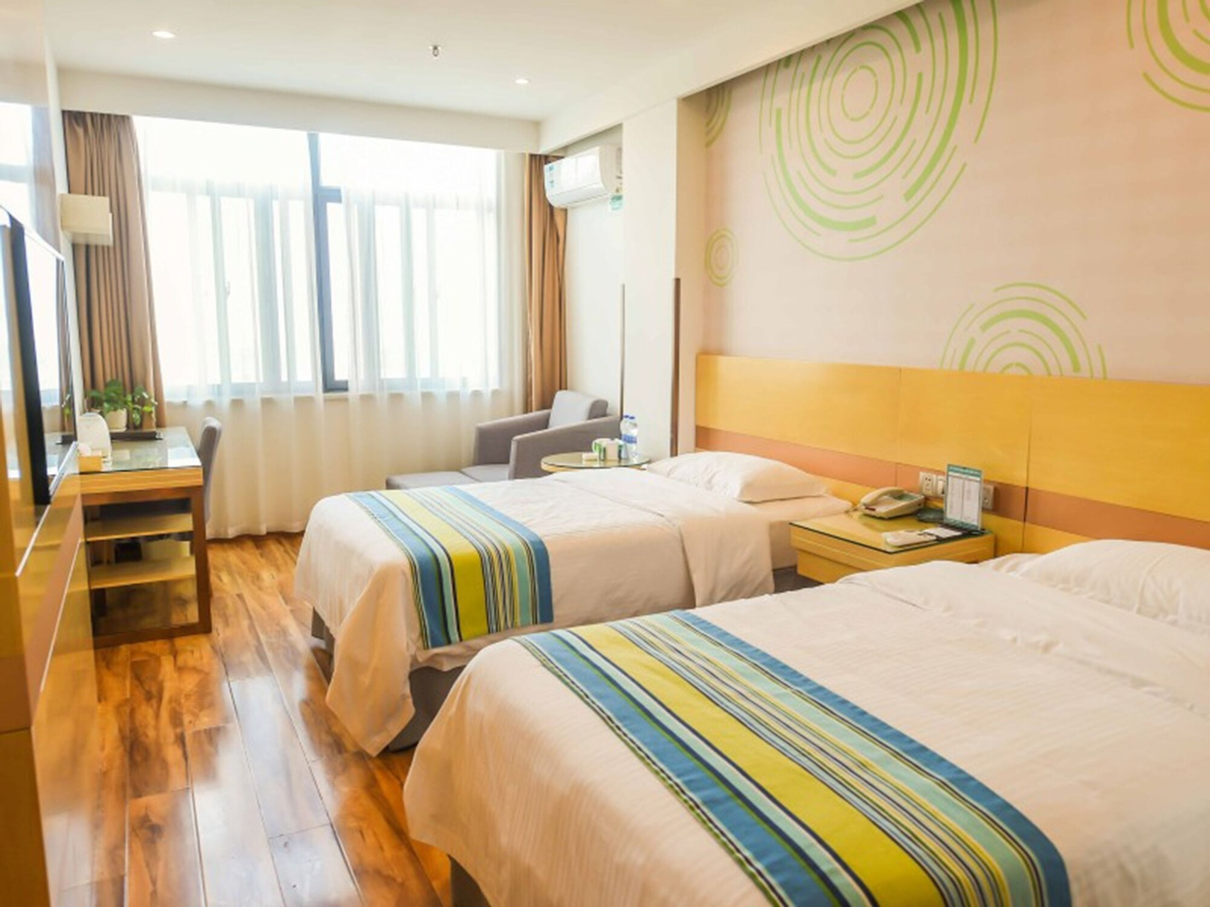 Bedroom, GreenTree Inn Ningguo Ningguo Avenue Chengxin Building Hotel, Xuancheng
