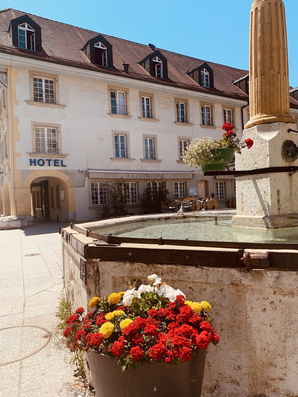 Exterior & Views, SWISS HOTEL LA COURONNE, Broye-Vully