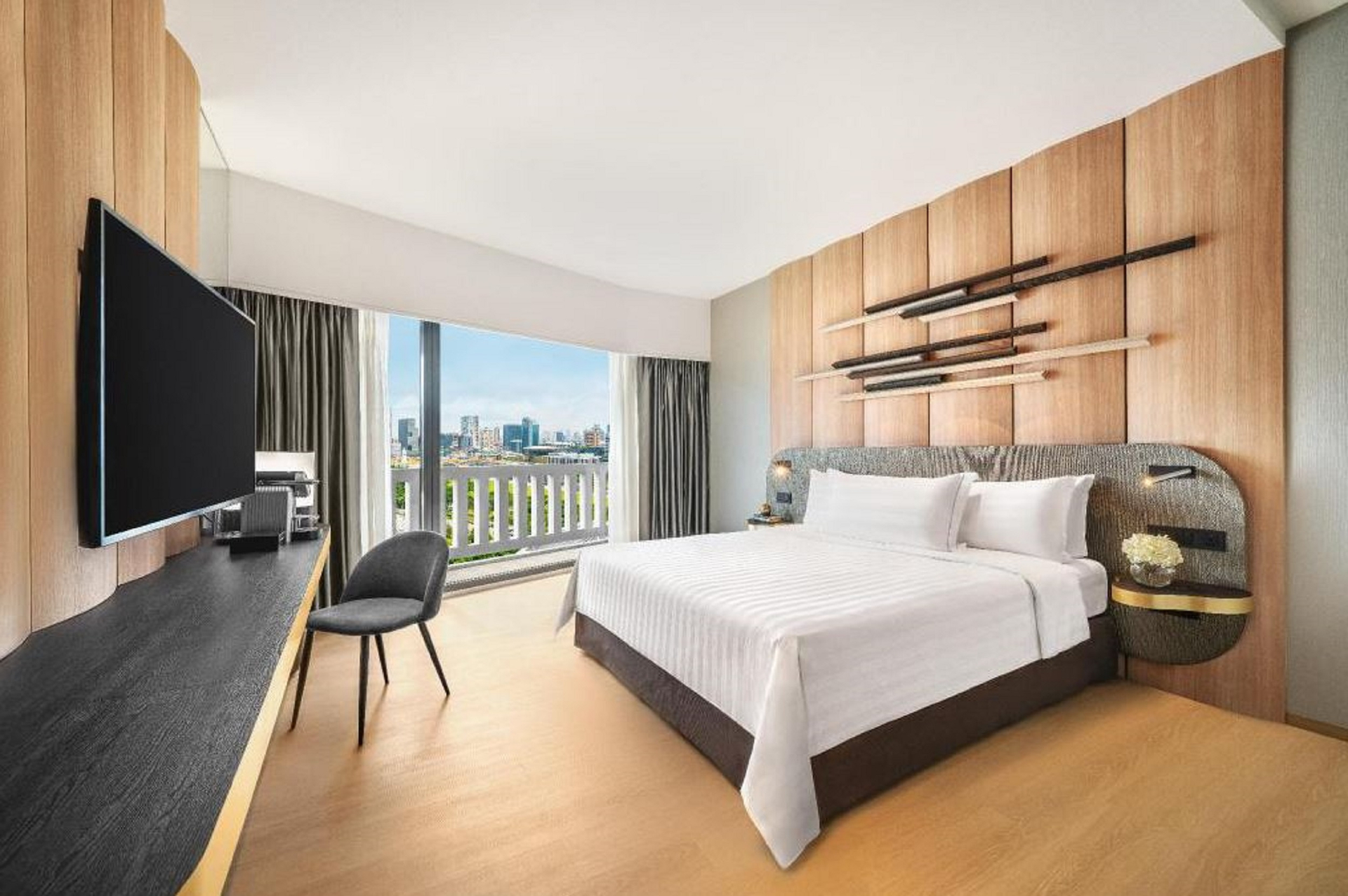 Kamar dengan Ranjang King atau Twin