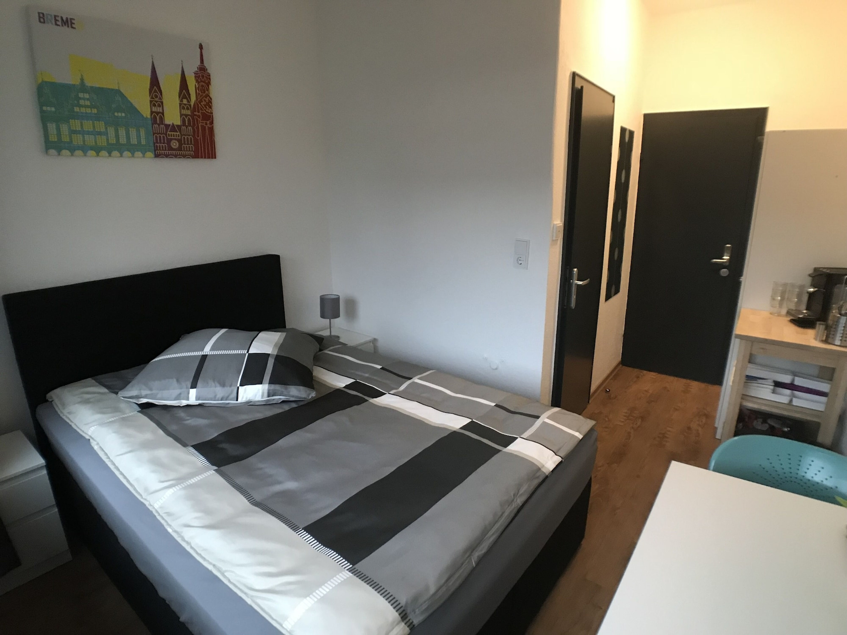 Bedroom, Living @ Klassvilla - Weserwehr No. 6, Bremen