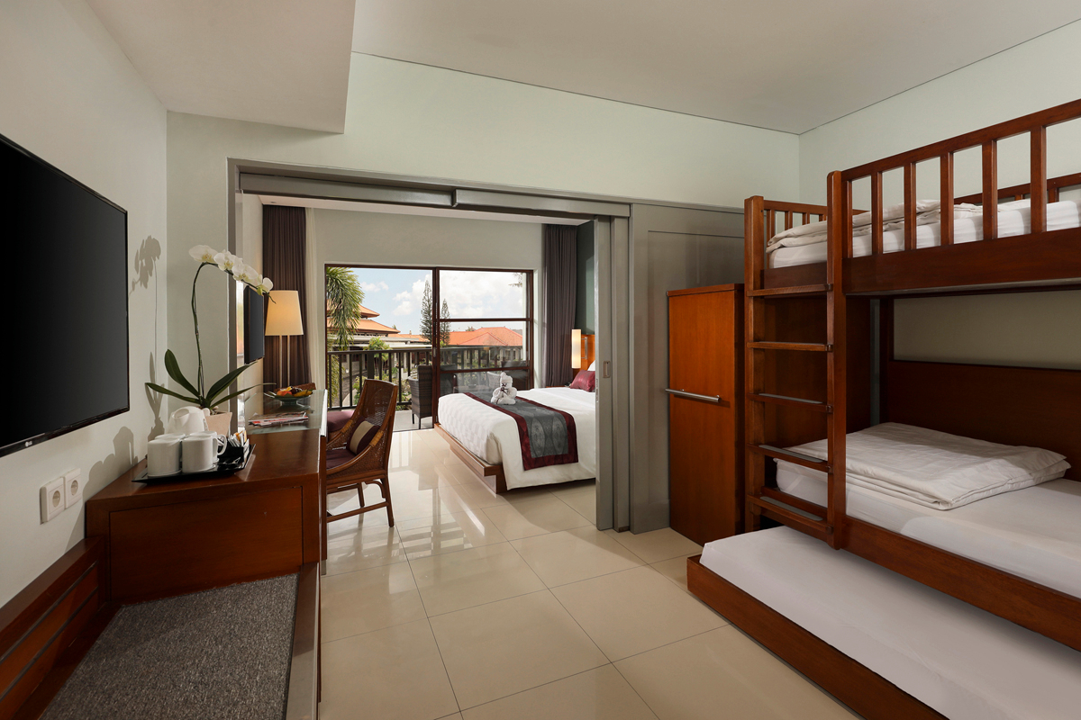 Kamar Keluarga Double atau Ranjang Lain