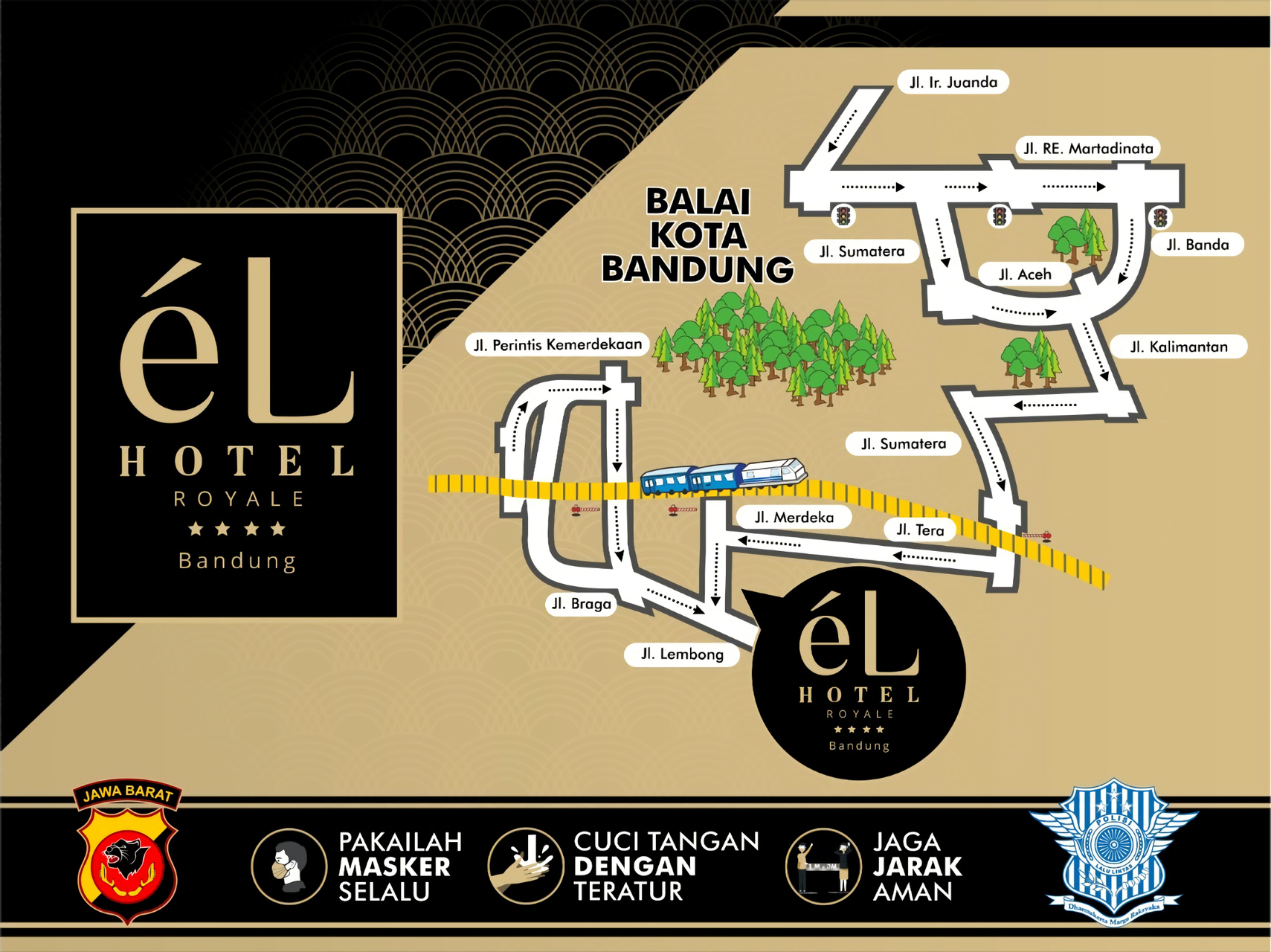 Public Area 2, eL Hotel Royale Bandung, Bandung
