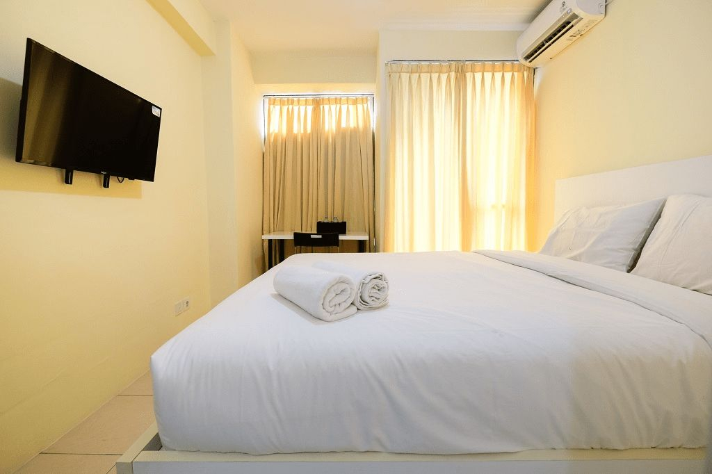 Bedroom 2, Studio Room at Tifolia Apartment near Kelapa Gading By Travelio, Jakarta Timur