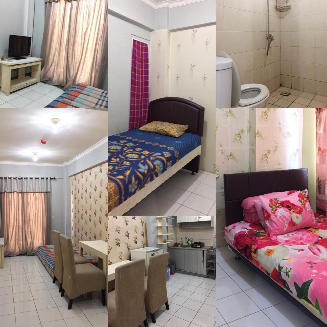 Bedroom 1, Thanks Room at Grand Center Point Apartment, Bekasi