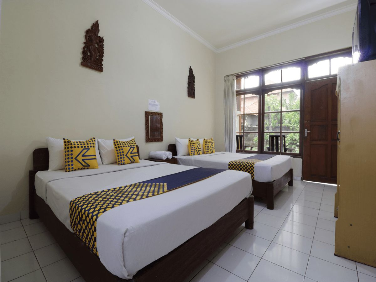 Bedroom, SPOT ON 2426 Hotel Aget Jaya Ii, Denpasar