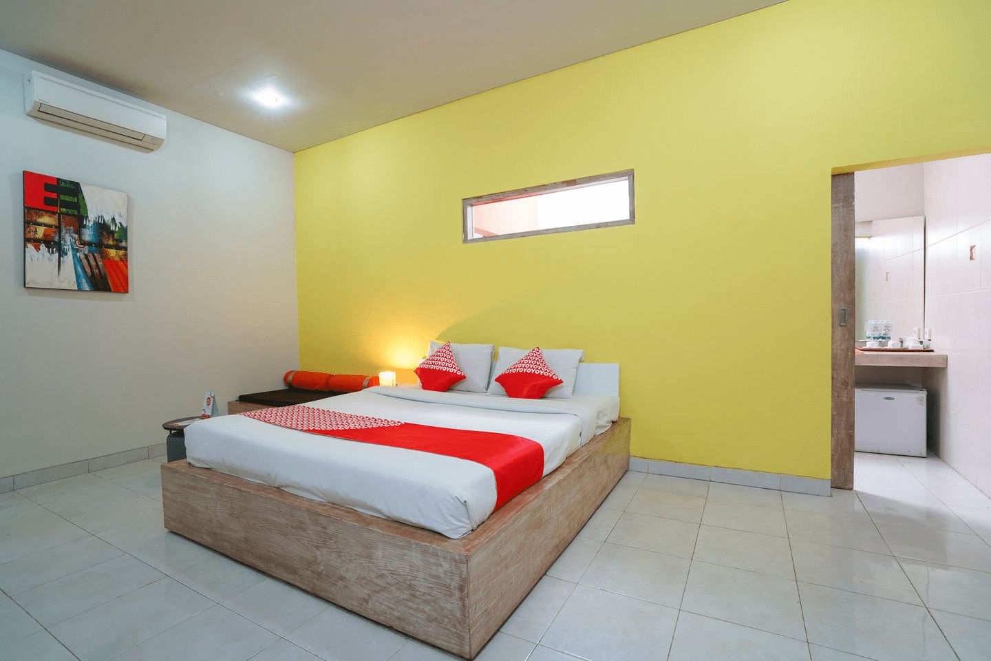 Bedroom 1, OYO 1638 Cityzen Renon Hotel, Denpasar