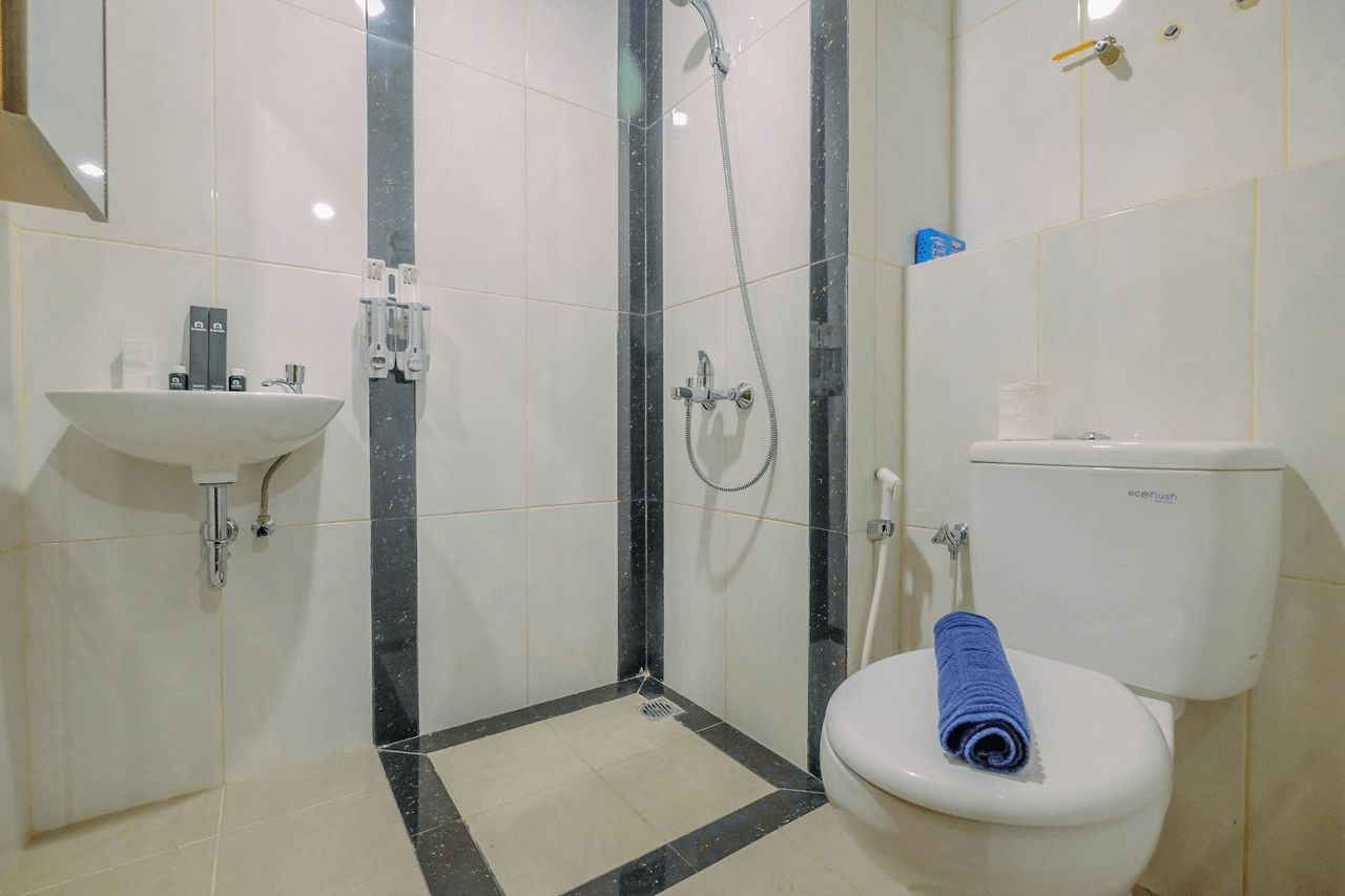 Bedroom 3, Minimalist Studio Apartment at Grand Kamala Lagoon By Travelio, Bekasi