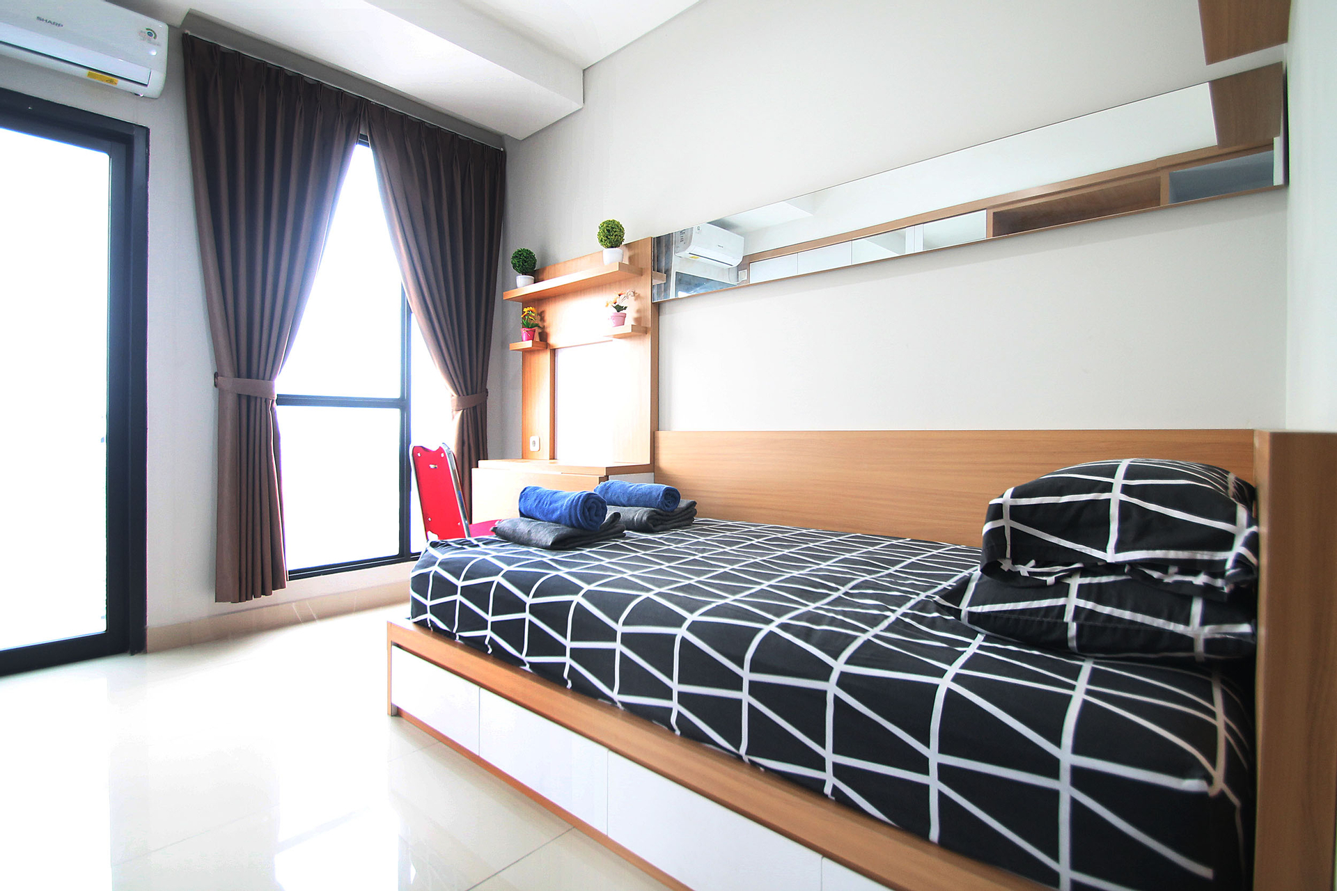Bedroom 3, Apartemen Monroe Jababeka Cikarang Bekasi by Aparian, Cikarang