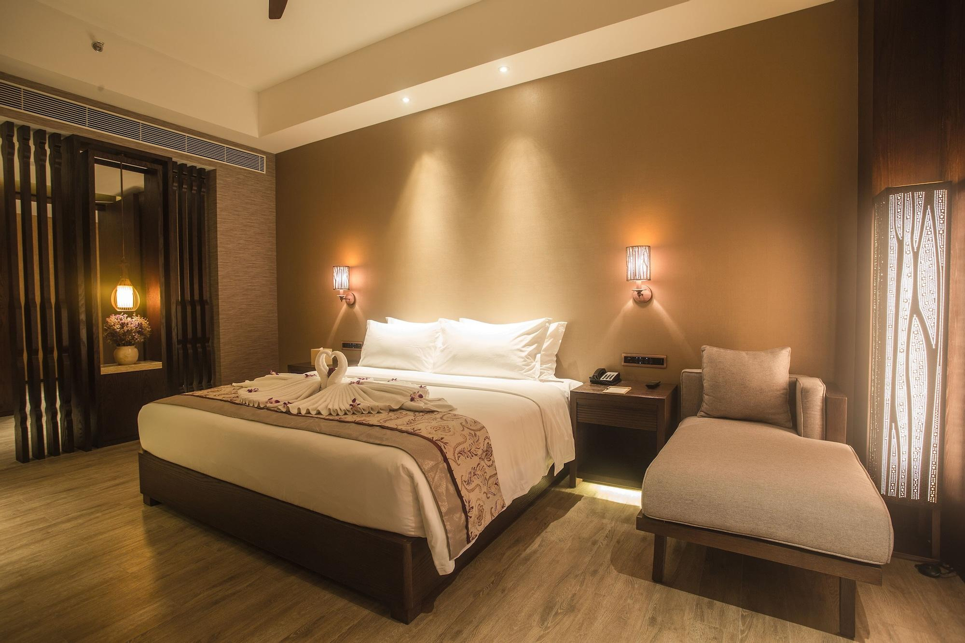 Bedroom 4, Mangrove Tree Resort Word - Queen Palm Tower, Sanya