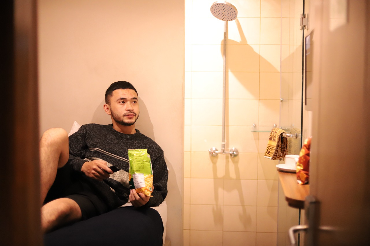 Kamar dengan Ranjang Single