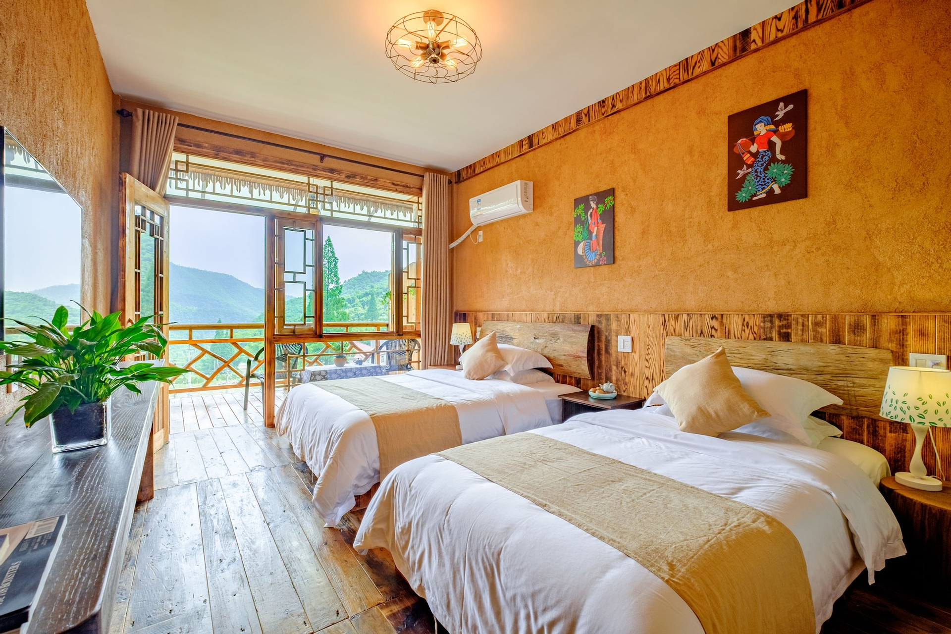 Bedroom 4, Moganshan Xiaofan Guest House, Huzhou