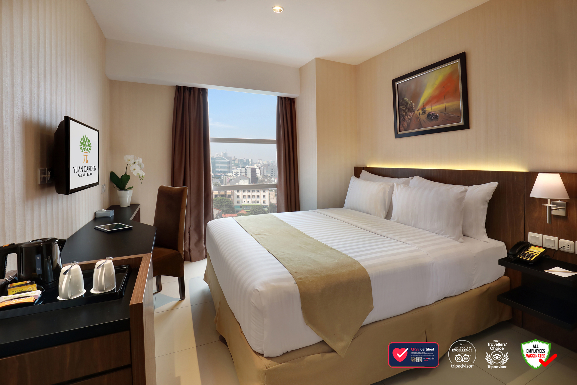 Kamar Deluks Double - Pemandangan Kota