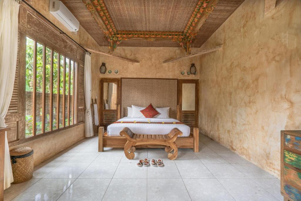 Vila Kamar Superior dengan Ranjang Double - Pemandangan Taman