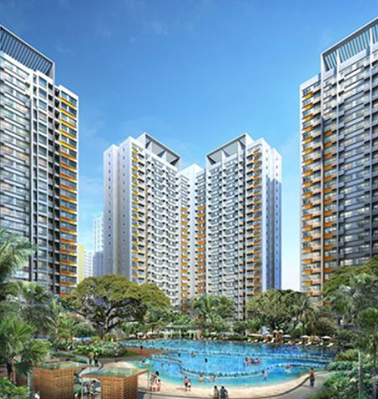 2Bedrooms Apartment Springlake SMB city light view, Bekasi