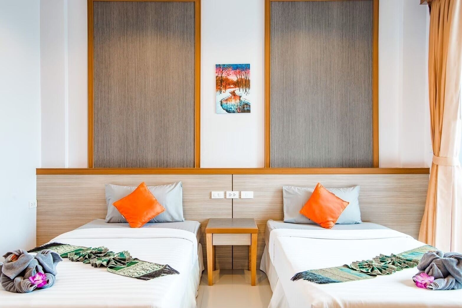 Bedroom, Phusamor Hotel, Muang Trang