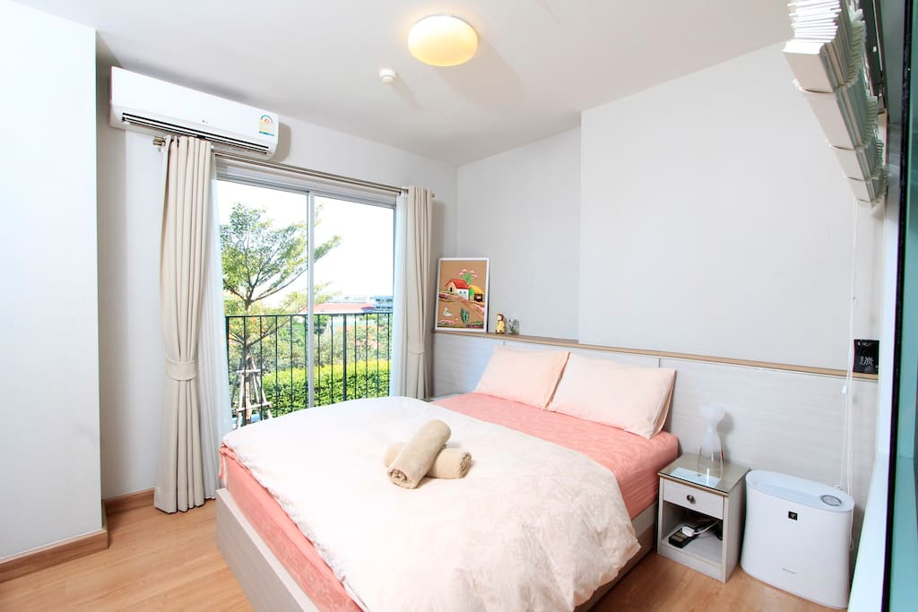 Bedroom 2, Premium 2BedroomsRiverside#2*50MWIFI*Netflix*PS4, Rat Burana