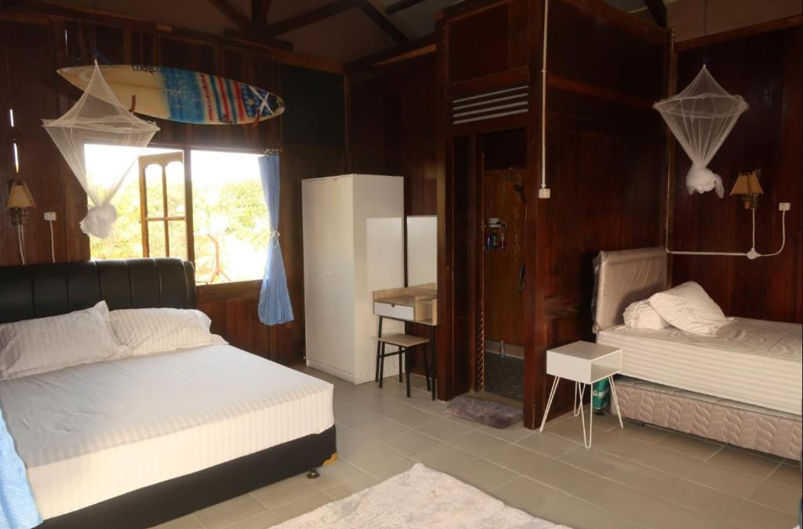 Bedroom 4, Arya's Surf Camp, Sukabumi
