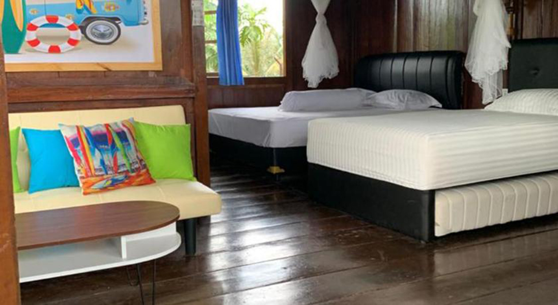 Bedroom 2, Arya's Surf Camp, Sukabumi