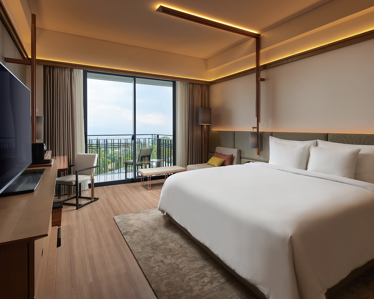 Kamar Deluks King - Pemandangan Taman