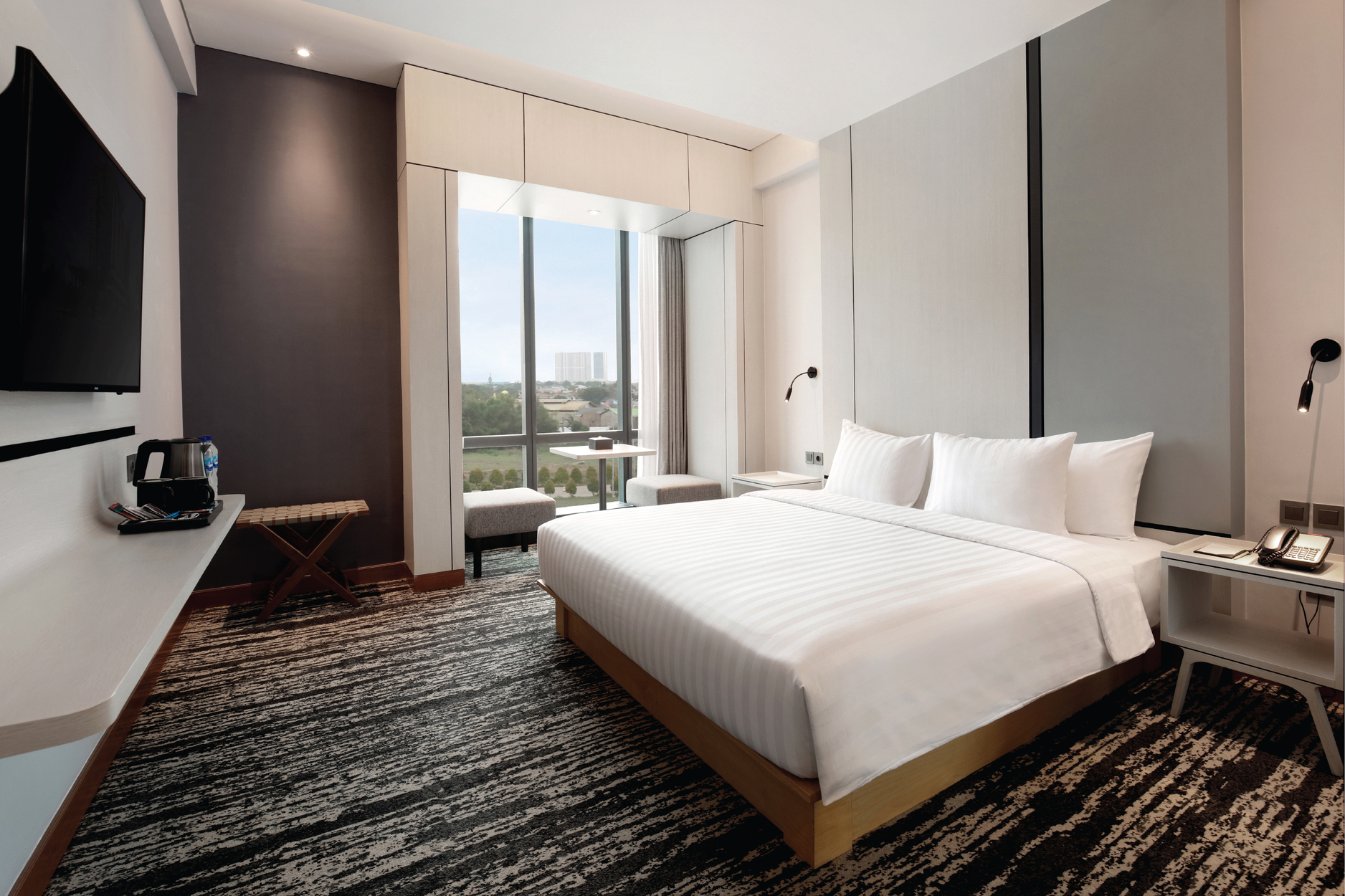 Kamar Deluks Double atau Twin - Pemandangan Kota