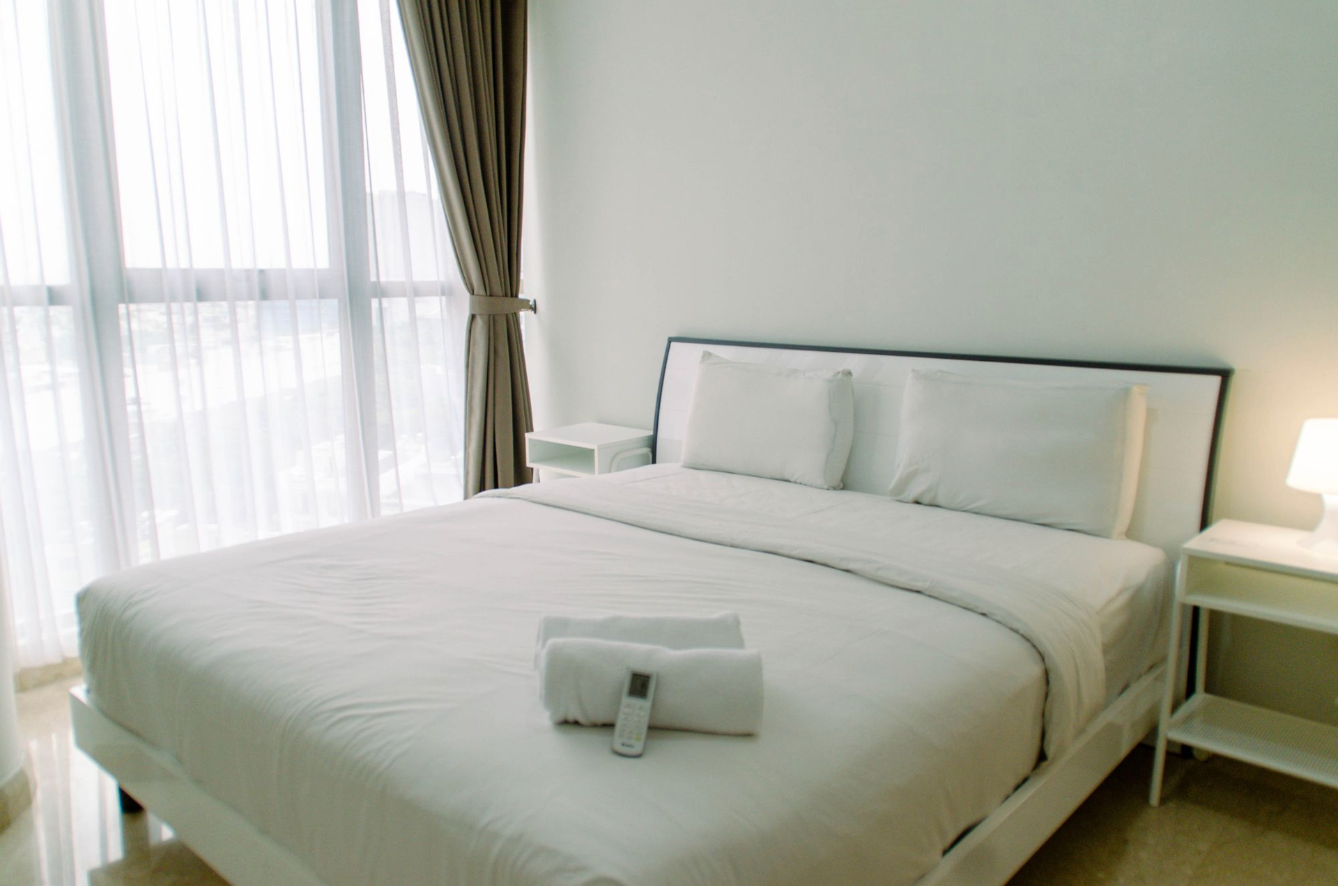 Bedroom 4, Comfort and Spacious 2BR at Gold Coast Apartment By Travelio, North Jakarta