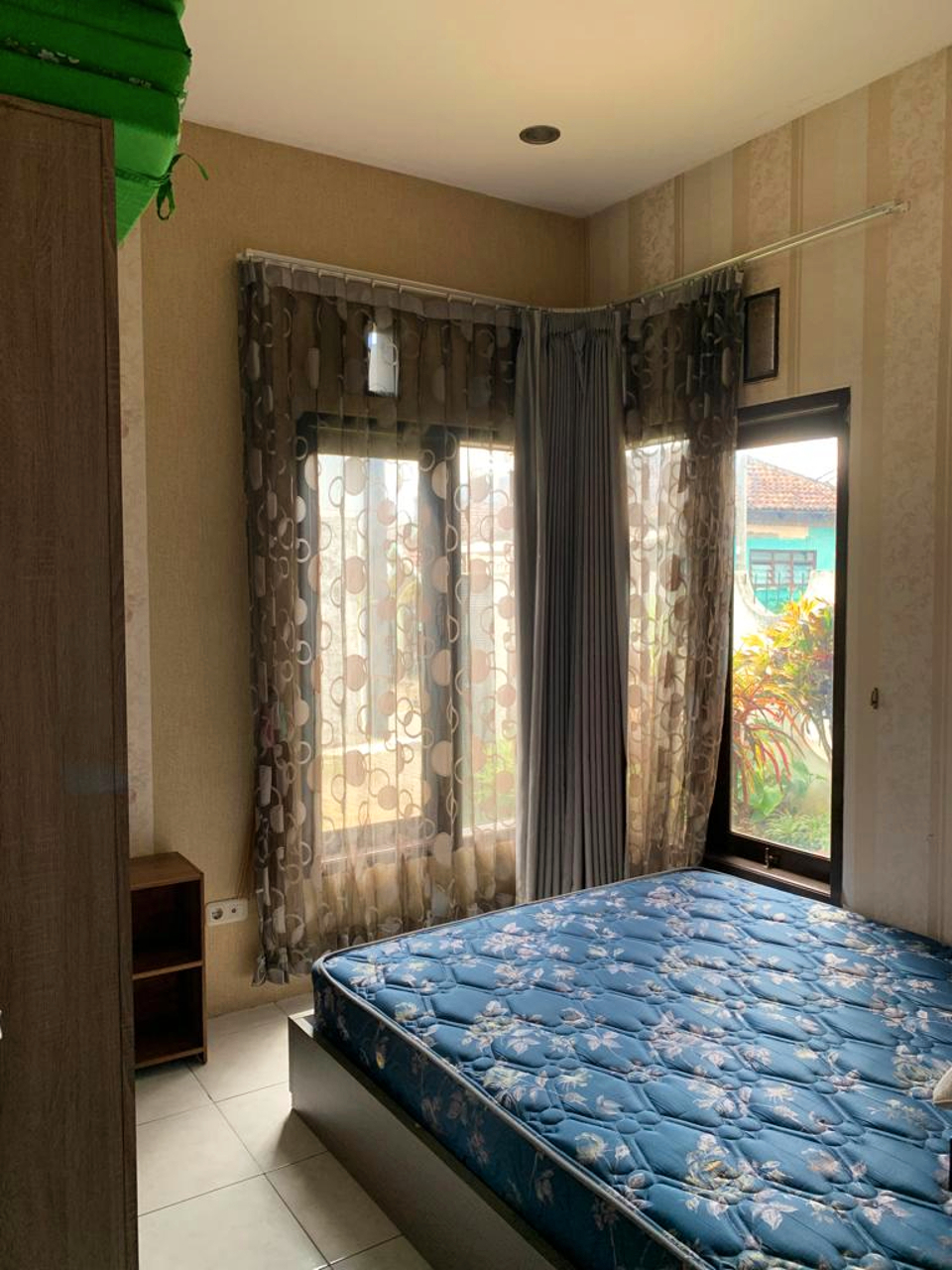 Vila Kamar Keluarga dengan 2 Kamar Tidur Ranjang Double - Pemandangan Taman