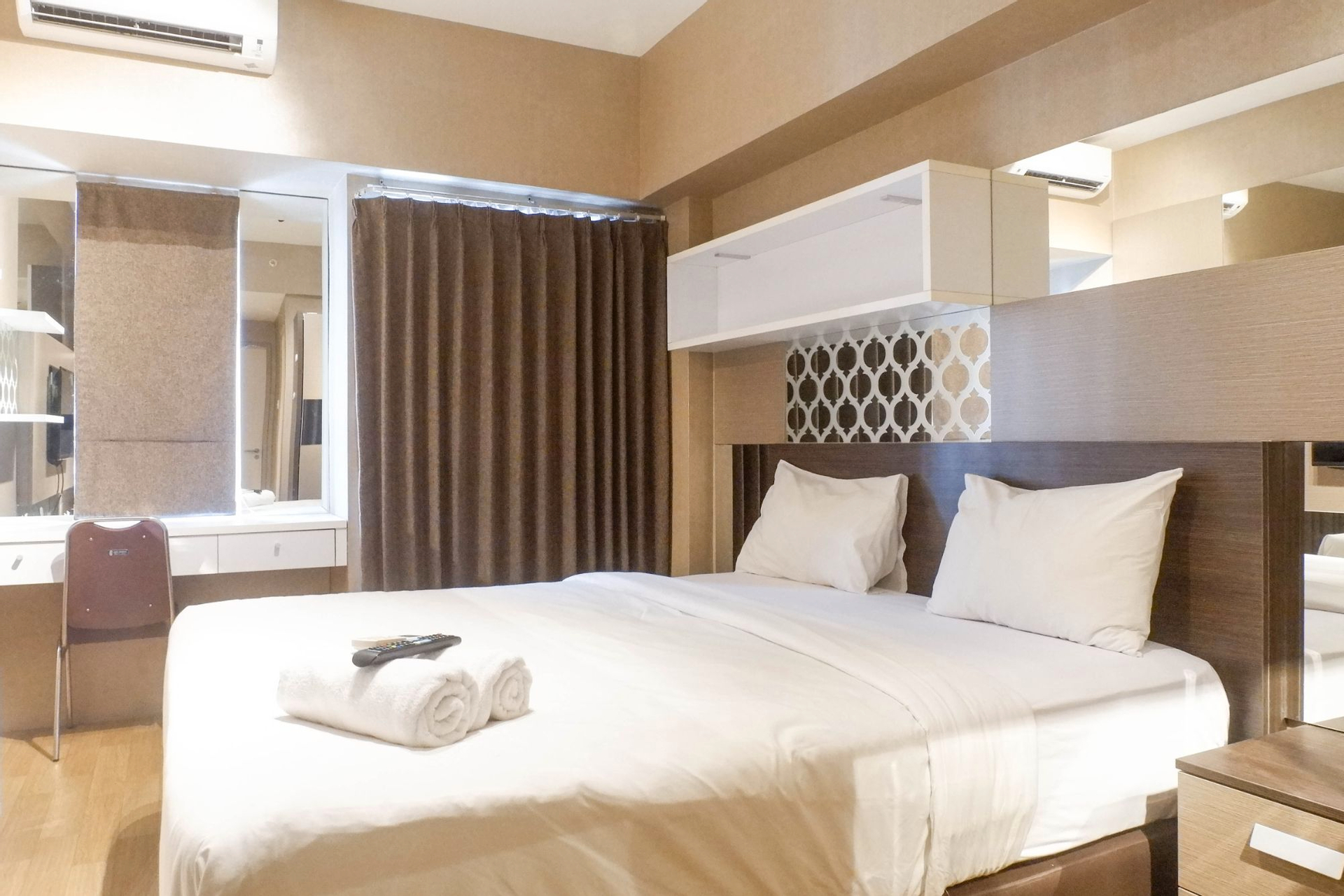Bedroom 3, Stylish Studio Apartment Connected to Pakuwon Mall at Orchard Supermall Mansion By Travelio, Surabaya