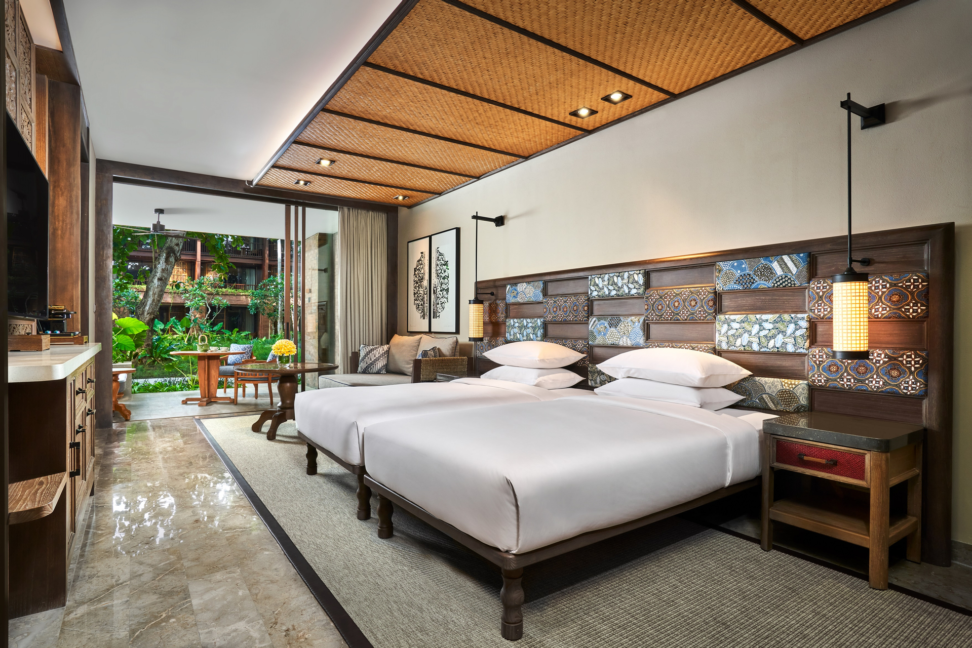 Kamar dengan Ranjang Twin