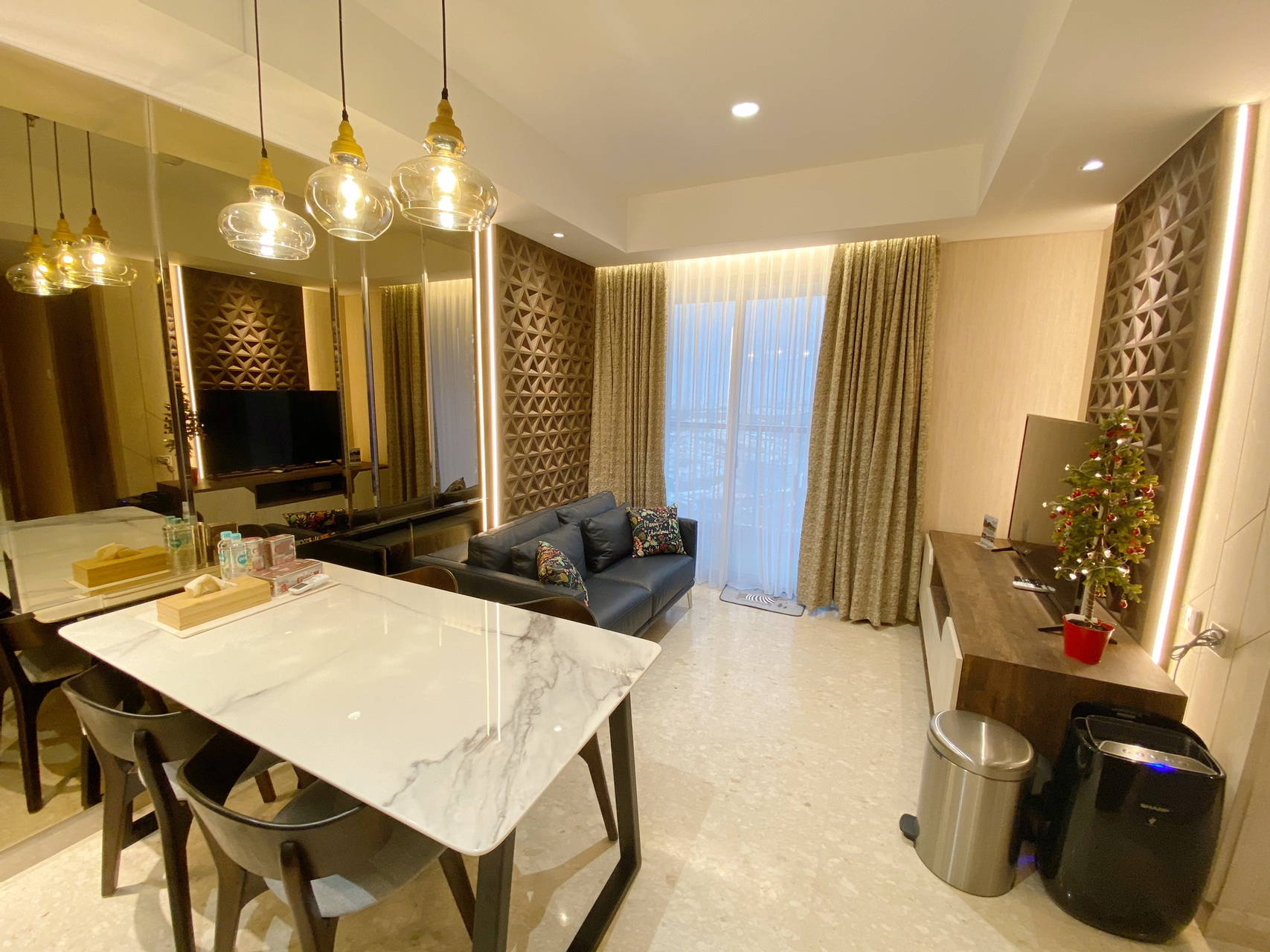 Dining Room 3, Gold Coast PIK Premium Sea View Apartments, Jakarta Utara