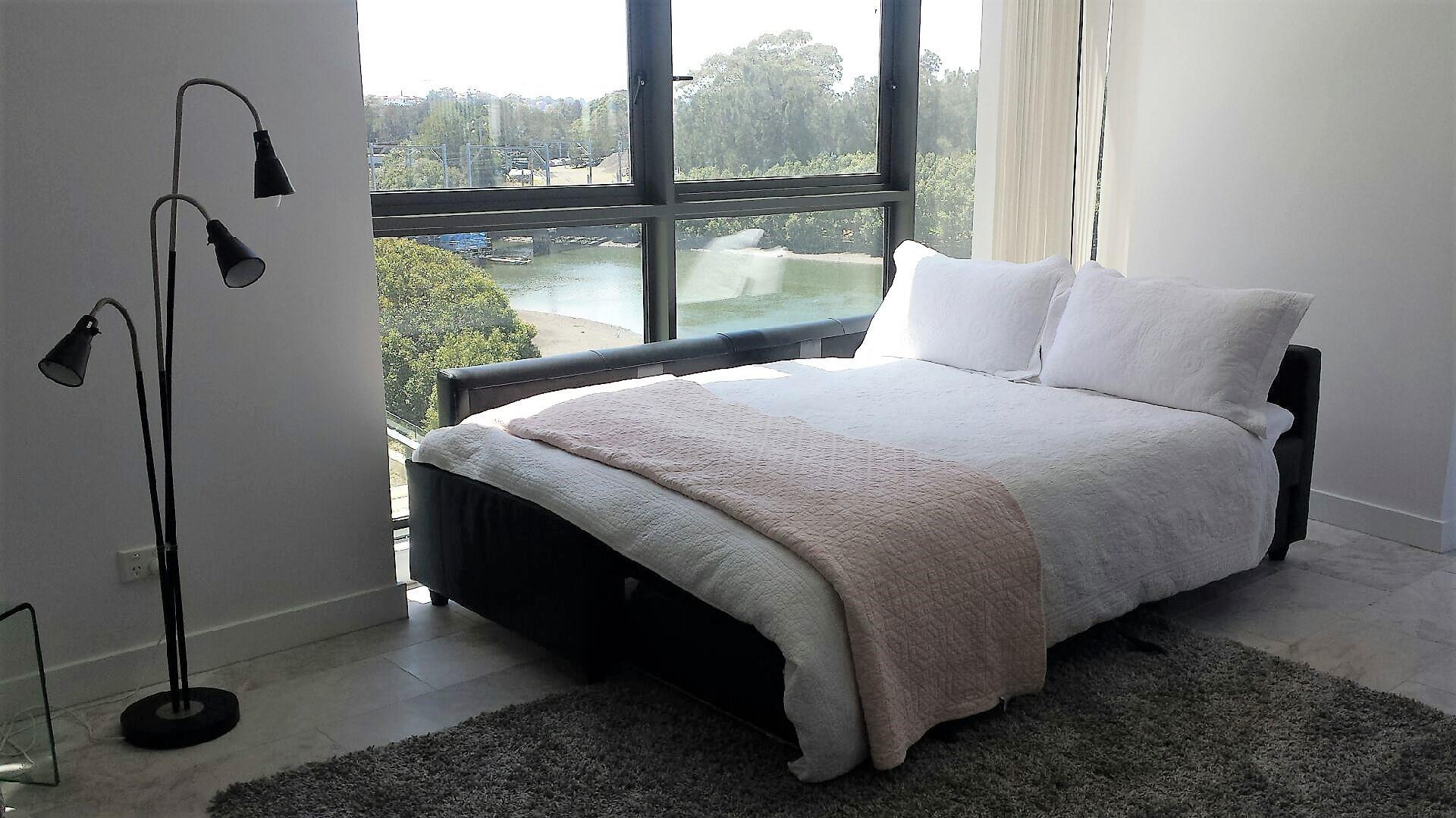 Bedroom 4, New exclusive apartment with water views, Rockdale