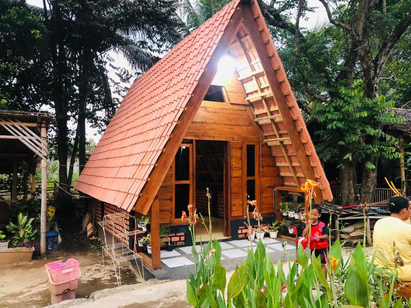 Exterior & Views 2, Penginapan Nature Cabin, Palembang