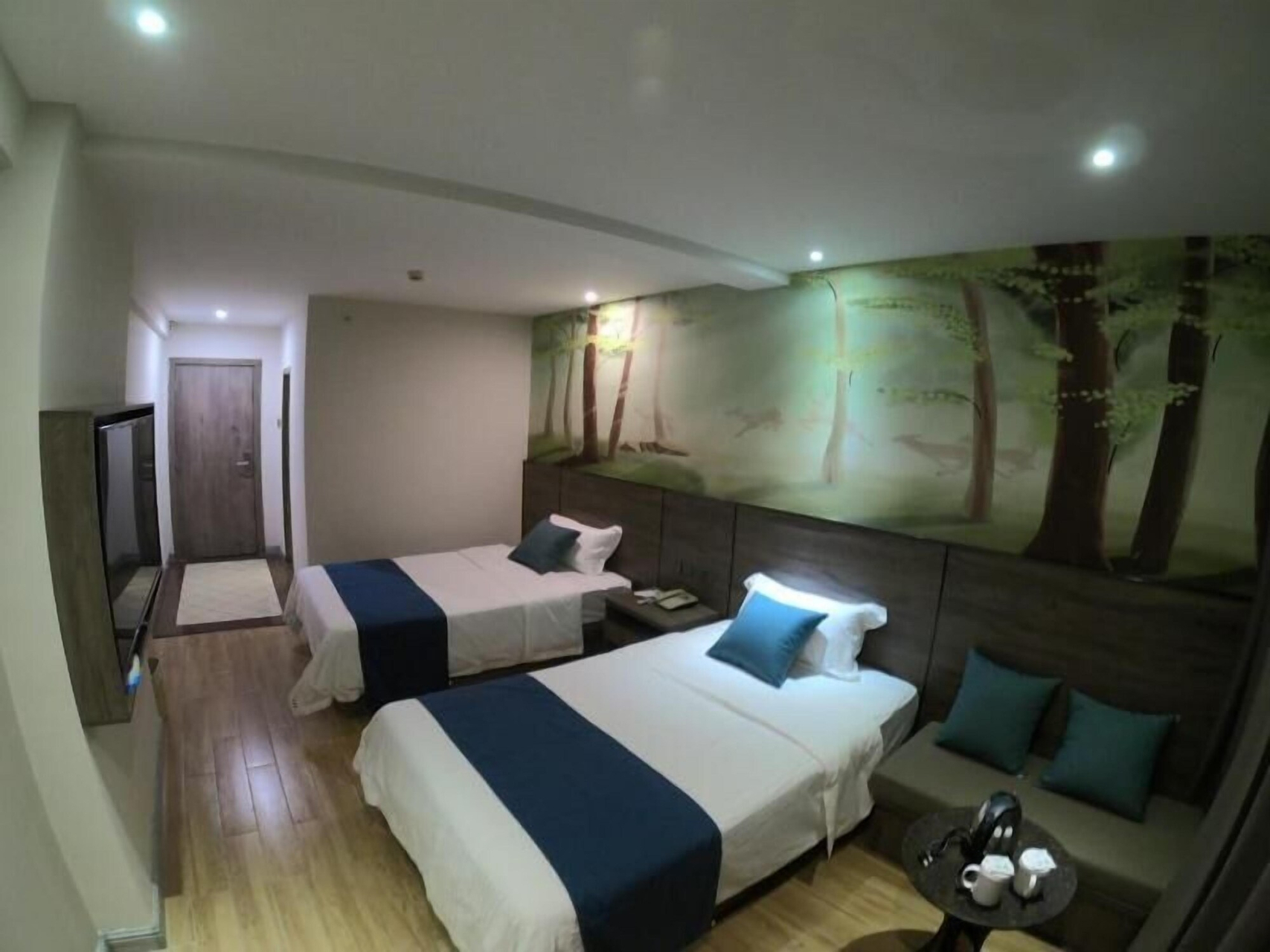 Bedroom 5, GreenTree Inn Haikou Longhua Jinpa Express Hotel, Haikou