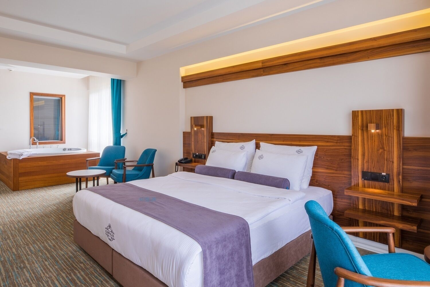 Bedroom 2, Karpalas City Hotel & Spa, Merkez
