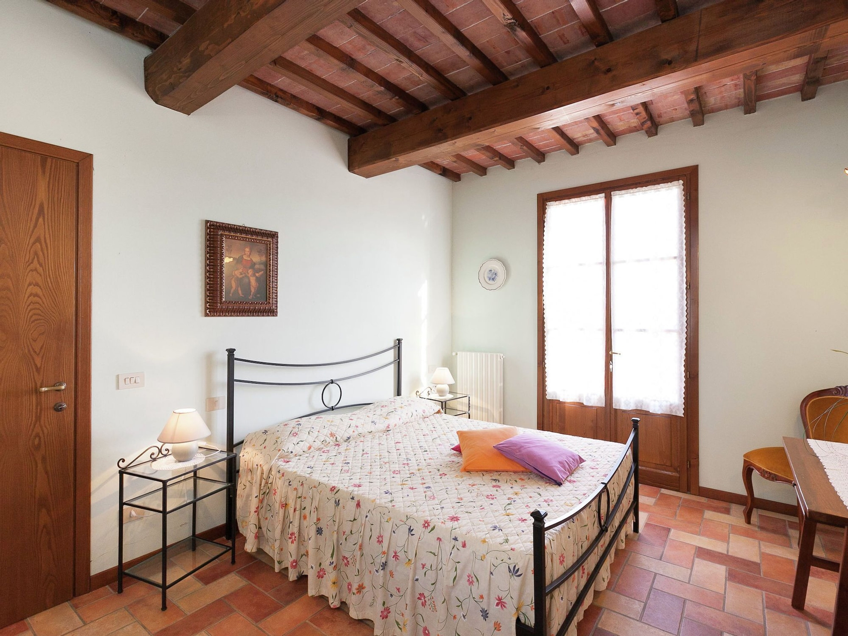 Bedroom 4, Serene Holiday Home in Stabbia With Pool, Bikes & Garden, Florence