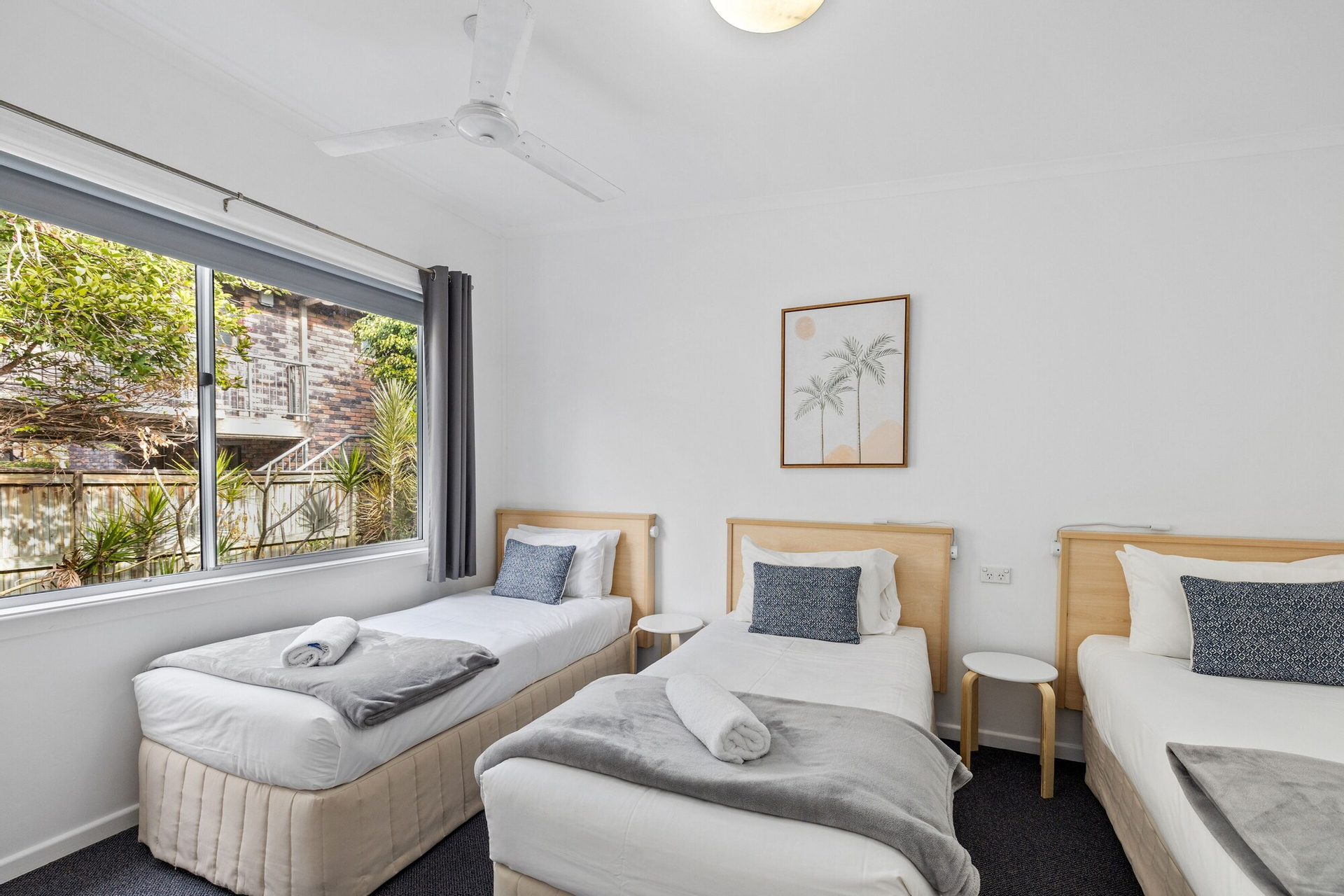Bedroom 3, Ocean Park Motel & Holiday Apartments, Coffs Harbour - Pt A