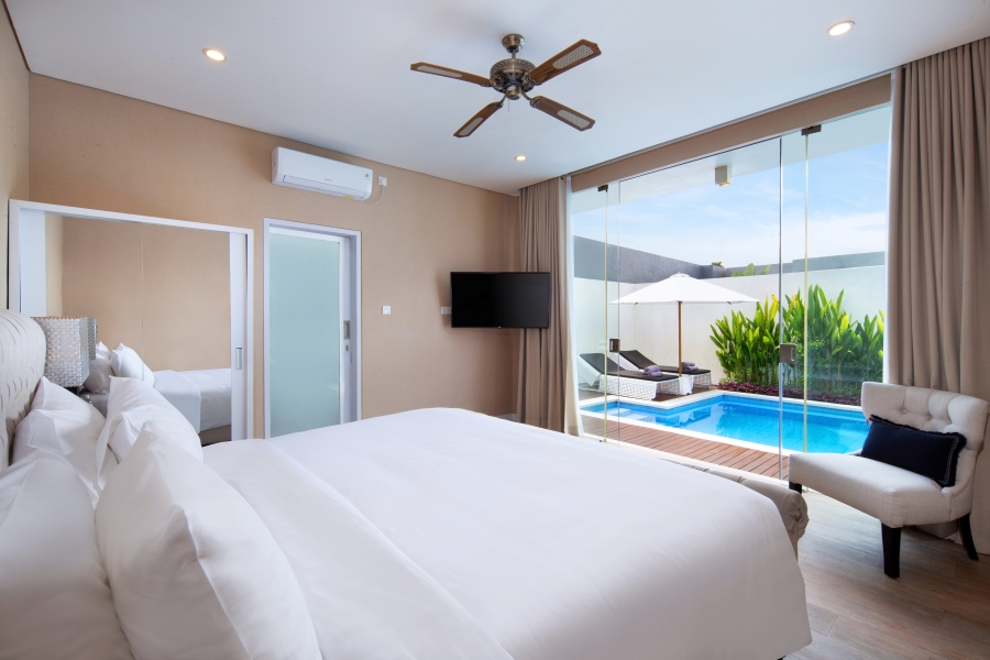 Bedroom 2, The Grand Daha Luxury Villas, Badung