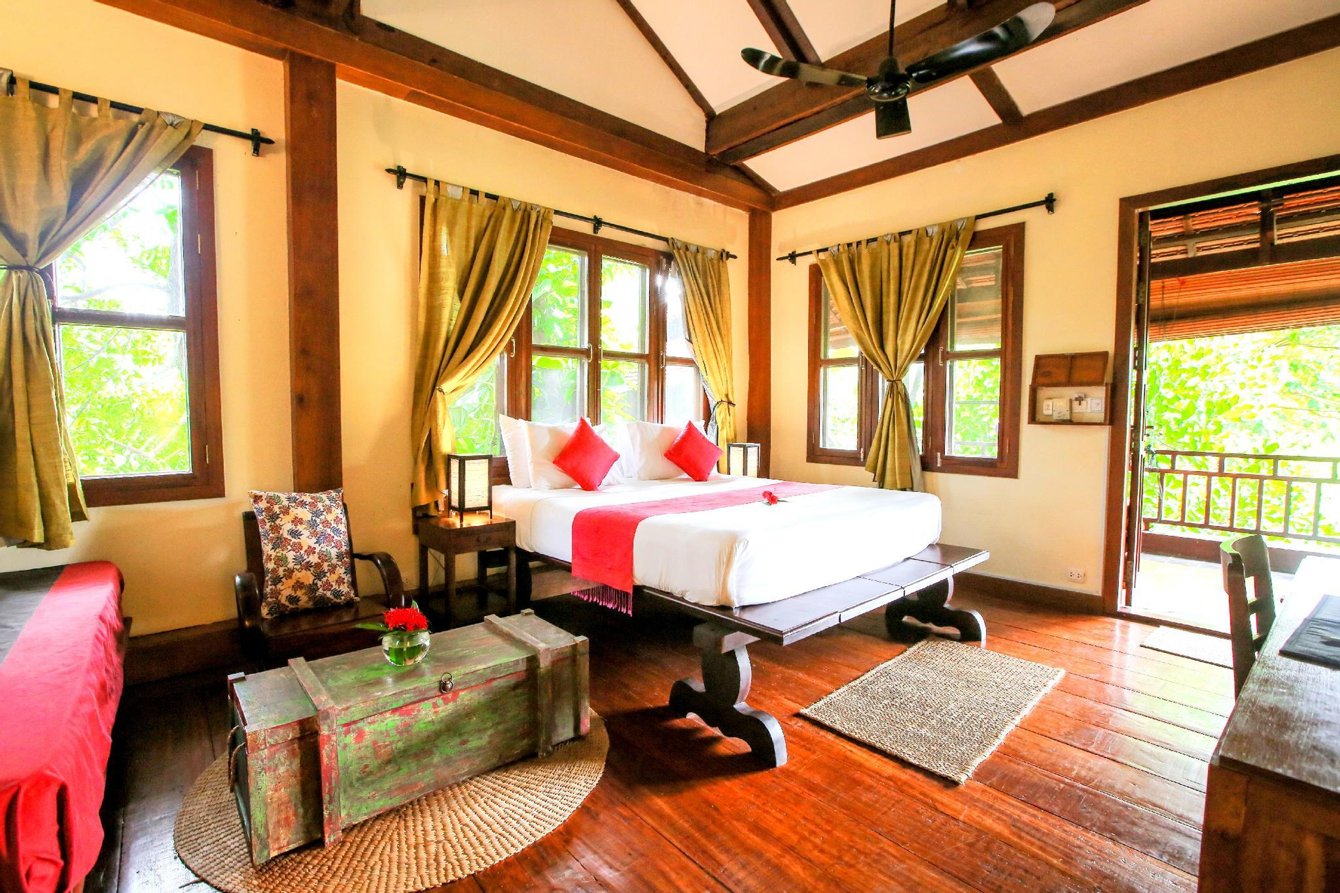 Bedroom, Maisons Wat Kor, Svay Pao
