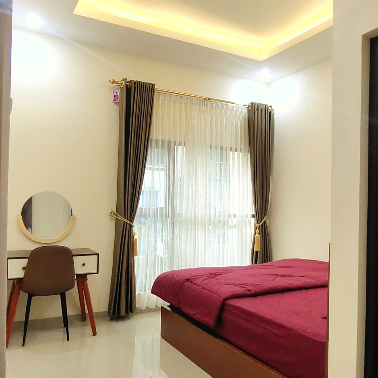 Vila dengan 3 Kamar Tidur Ranjang Double - Pemandangan Gunung