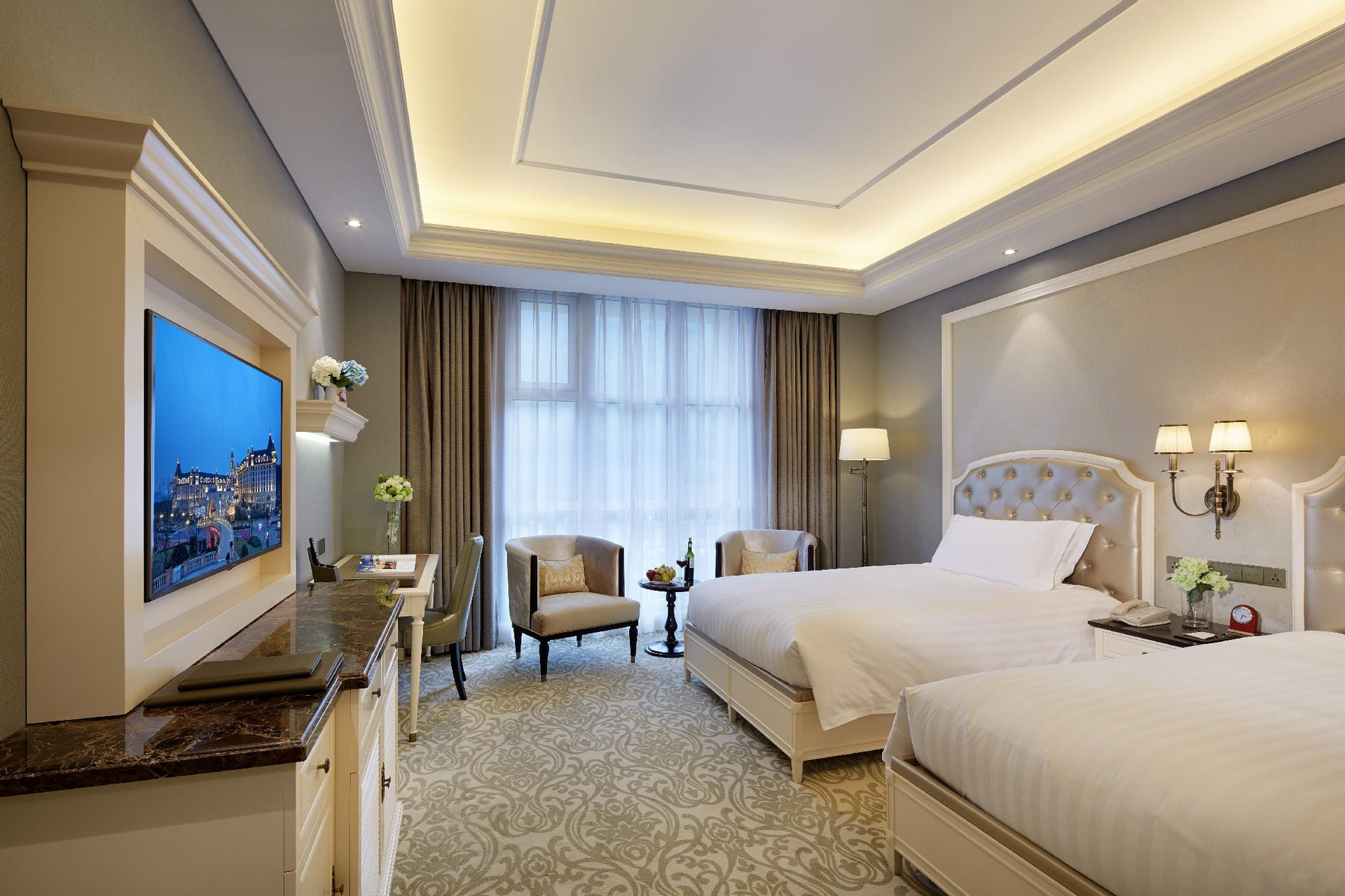 Bedroom, Yin Run Jin Jiang Castle Hotel, Huzhou