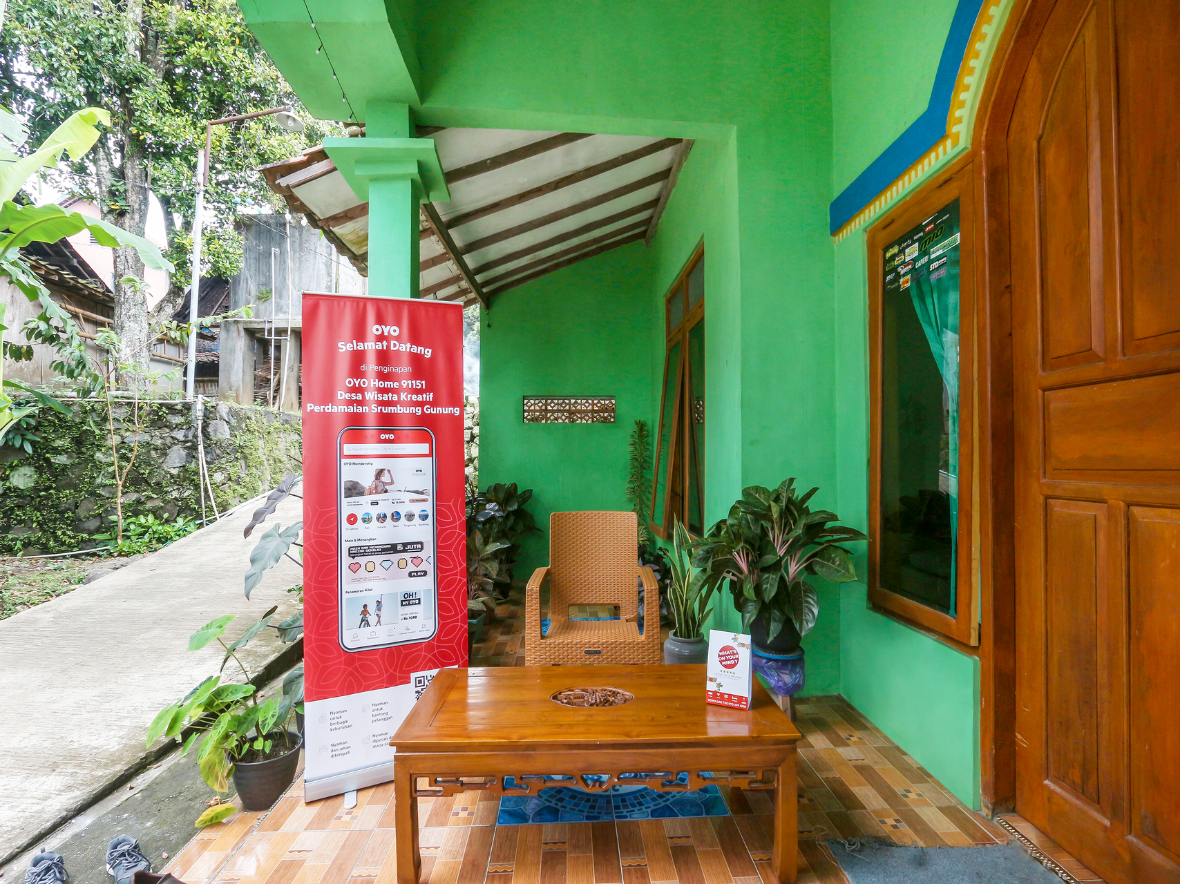 Public Area, OYO Homes 91151 Desa Wisata Kreatif Perdamaian Sru, Semarang
