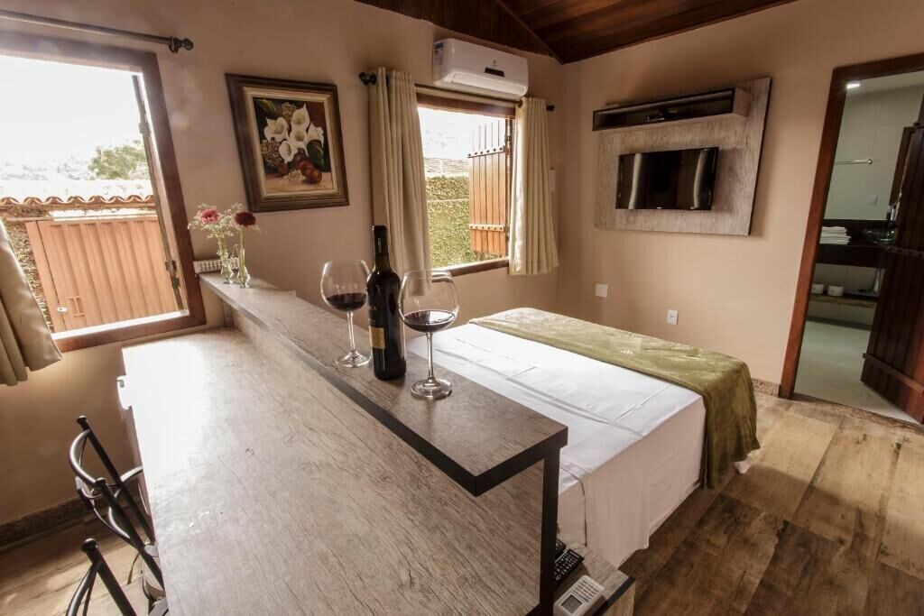 Bedroom 3, Pousada Alta Vista, Brumadinho