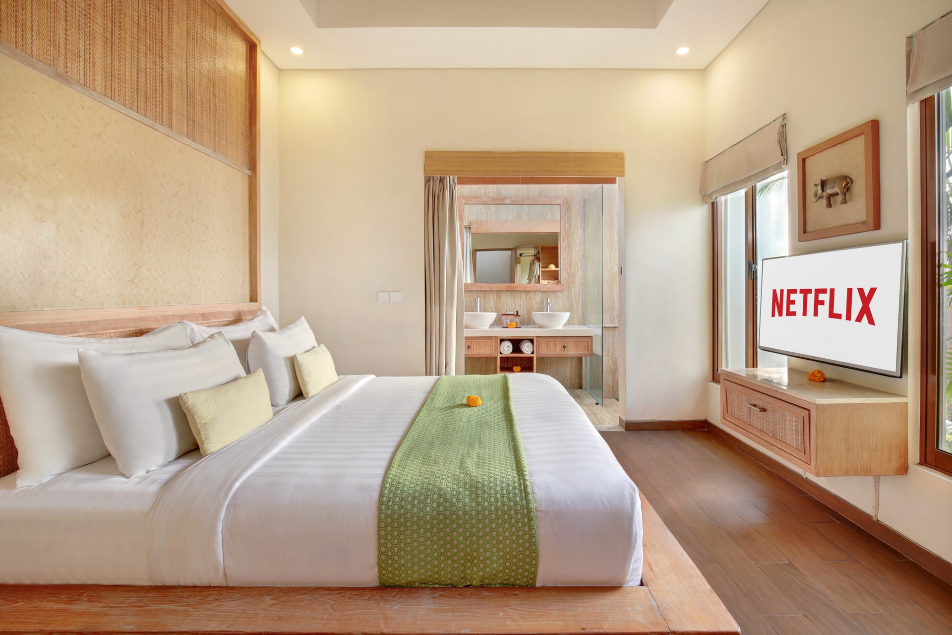 Vila dengan 2 Kamar Tidur - Pemandangan Kolam Renang