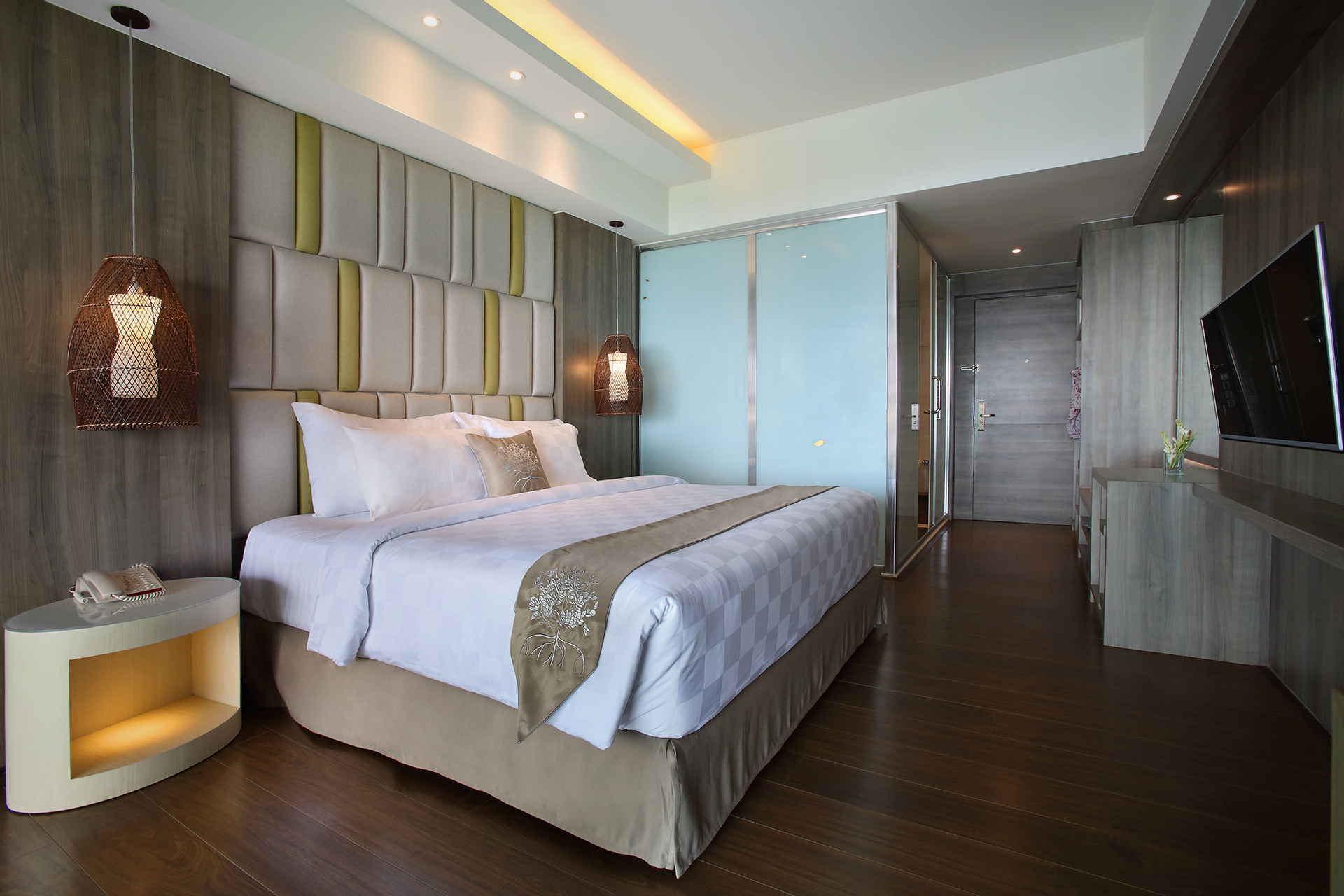 Kamar Deluks King atau Twin - Pemandangan Kolam Renang