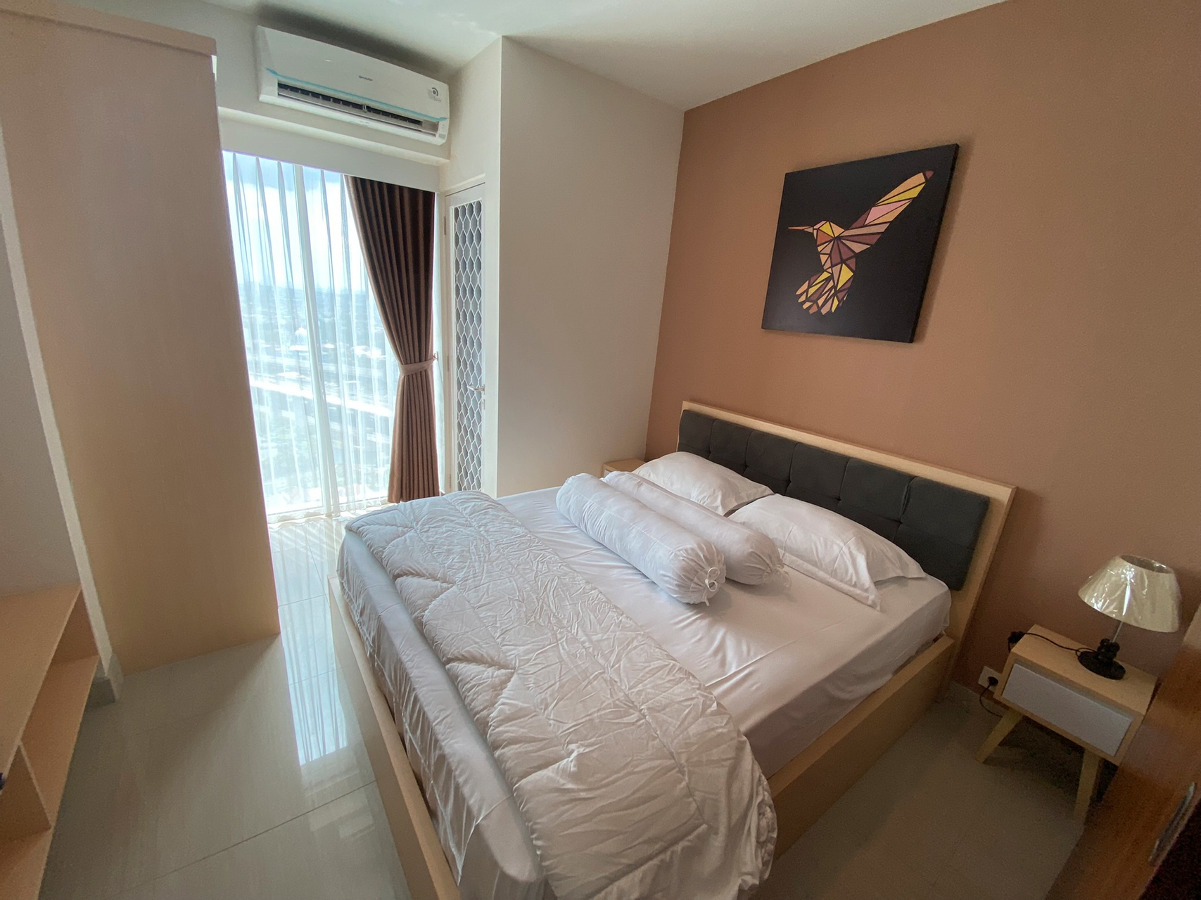 Bedroom 1, Comfy Studio Apartemen Grand Kamala Lagoon by Faya Room, Bekasi