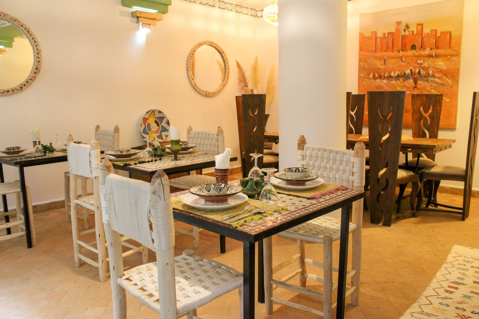 Dining Room 1, Riad Amra, Marrakech
