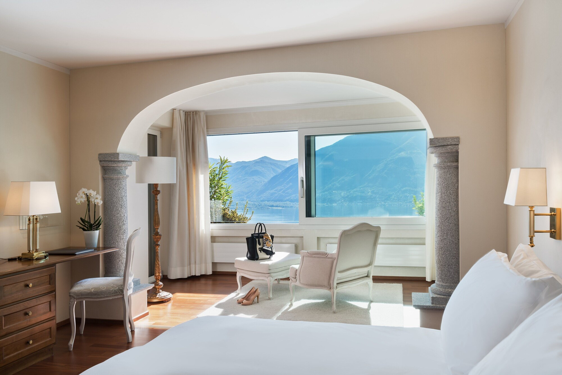 Bedroom 2, Villa Orselina - Small Luxury Hotel, Locarno