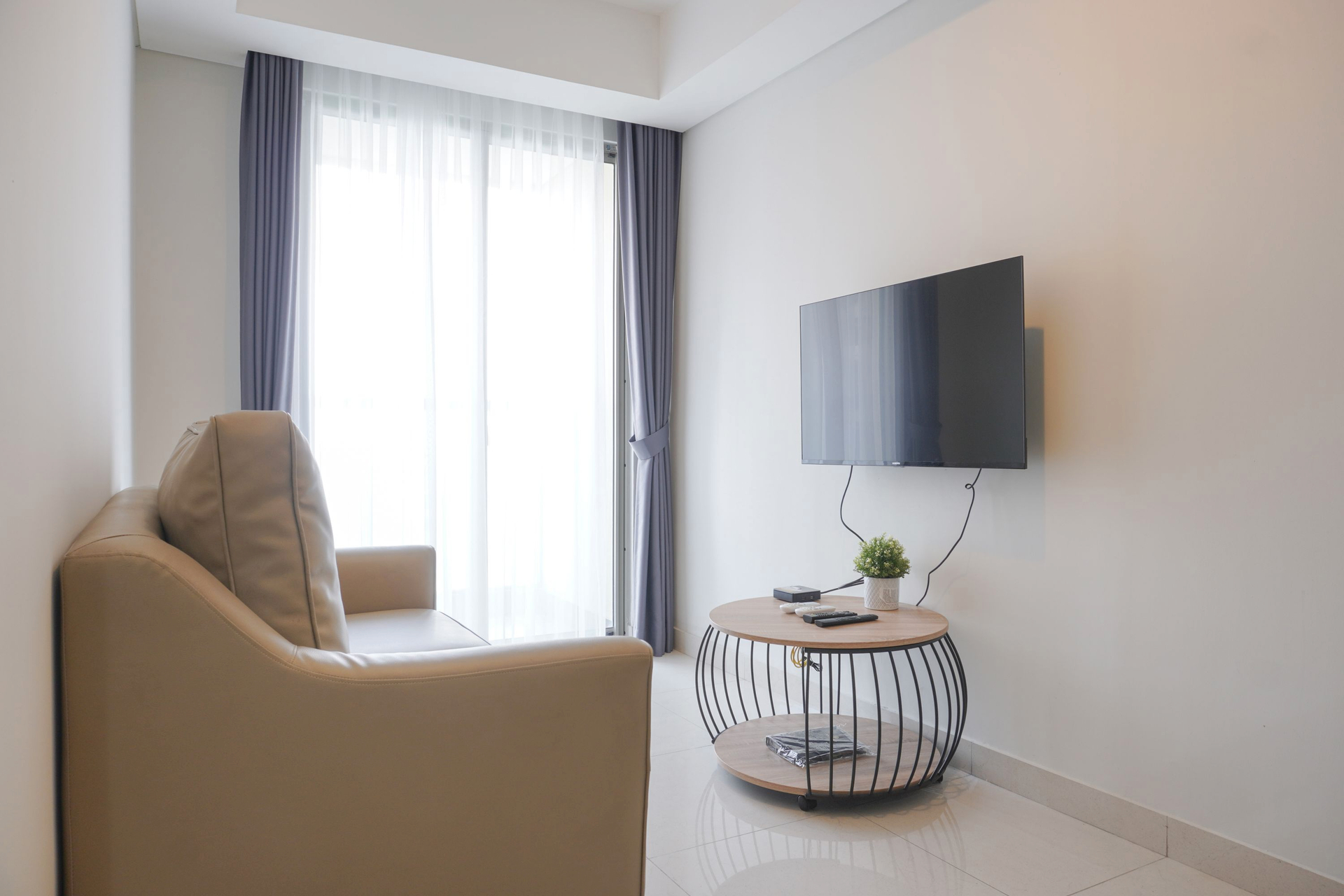 Fancy and Nice 1BR at Gold Coast Apartment By Travelio, North Jakarta