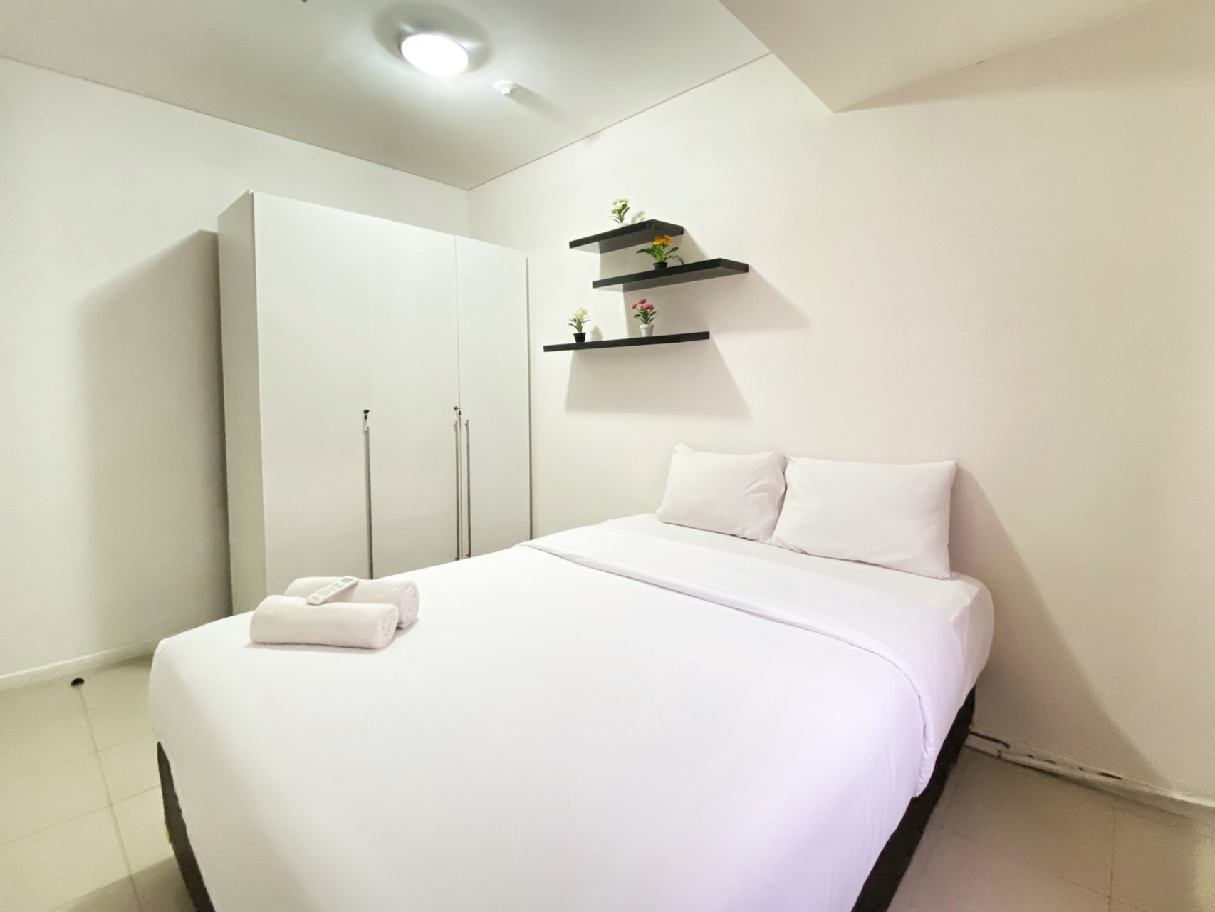 Bedroom 2, Fancy Designed Studio at Gold Coast Apartment By Travelio, North Jakarta