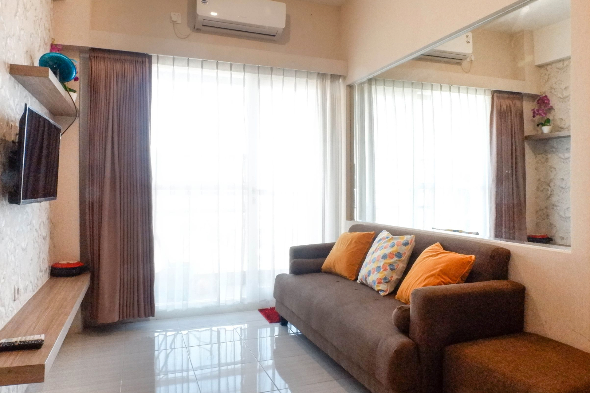 Exterior & Views 1, Spacious 2BR with Exquisite View at Puncak Dharmahusada Apartment By Travelio, Surabaya
